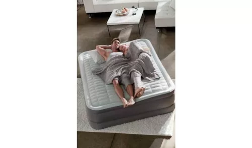 INTEX PremAire II felfújható luxus vendégágy, 152 x 203 x 46cm (64926)
