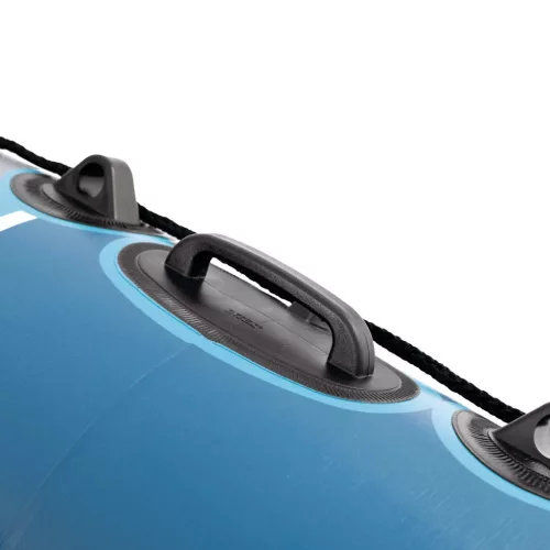 Felfújható csónak szett, Intex Excursion 4, 315 x 165 x 43 cm, kék, négyszemélyes, megerősített PVC, felfújható ülésekkel, pumpával és evezőkkel (66324)