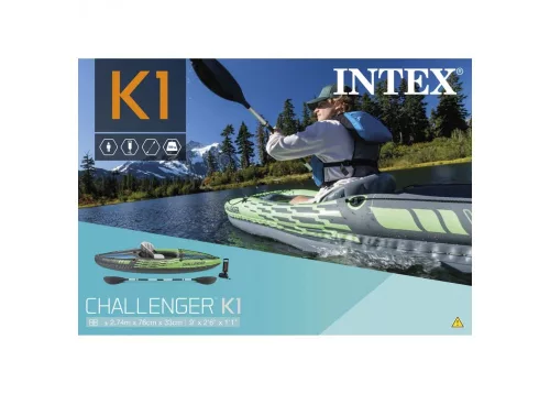 INTEX Challenger K1 felfújható kajak (1 személyes) 274 x 76 x 33cm (68305)