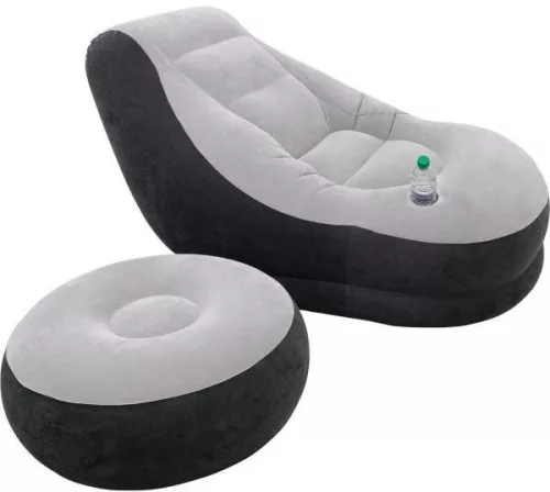 INTEX Ultra Lounge felfújható fotel, lábtartóval, 99 x 130 x 76cm (68564)