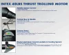 INTEX elektromos csónakmotor, felfújható csónakokhoz, 40 lbs (68631)