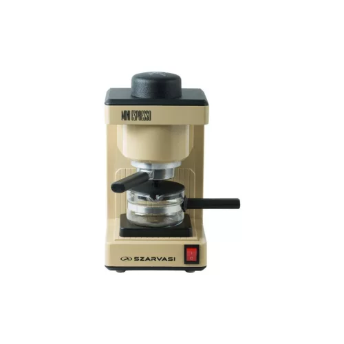 Szarvasi MINI ESPRESSO (SZV-612/3) kávéfőző, 800 W, drapp színű, őrölt kávé főzésére, 3,04 bar nyomás, max. 6 személy részére