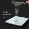 AENO AKS0001S KS1S intelligens konyhai mérleg, max. 8 kg kapacitás, LED kijelző, Bluetooth csatlakozás, edzett üvegfelület