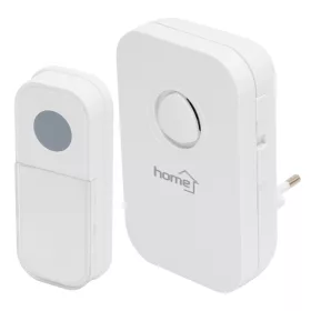   Home DB 1031AC vezeték nélküli csengő, 100m hatótáv, 3-fokozatú hangerő, 36 dallam, 8 párosítható nyomógomb, zavarvédett, 230V-os tápellátás