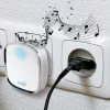 HOME DB 2060AC vezeték nélküli csengő, 200 m hatótáv, 36 dallam, 5 fokozatú hangerő, fényjelzés, 230 V-os tápellátás
