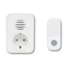 Home DBA1101AC vezeték nélküli csengő, elemes nyomógomb, max 110m hatótáv, 38 dallam, IP44 nyomógomb