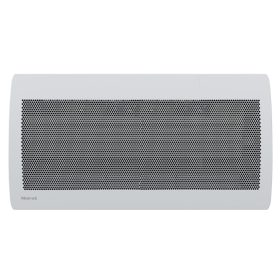   Noirot E184115 Radiance H 1500 BL elektromos hősugárzó panel, 1500 W, IP24 védettség, beépített termosztát LCD kijelzővel, fali kivitel