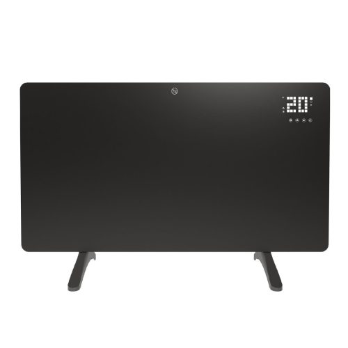 HOME FKIS600WIFI hordozható/fali infrasugárzó fűtőtest, 600 W, beltéri, hangtalan, digitális termosztát, ECO üzemmód, gyerekzár, IP44, túlmelegedés elleni védelem