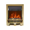 HOME FKK25G szabadon álló elektromos látványkandalló, max. 2000 W, LED lángeffekt, 2 fokozat, mechanikus vezérlés, arany díszítés