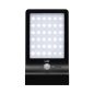 Home FLP300SOLAR napelemes LED reflektor, 300 lm, PIR mozgásérzékelő, 120° 5m, 36 db hidegfehér SMD LED, energiatakarékos, műanyag, IP44