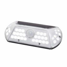   HOME FLP301SOLAR napelemes LED reflektor, 40 db SMD LED, 300 lumen, PIR mozgásérzékelő, IP44, 18650-es akkumulátor