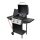Home GRG02 gázgrill, 2 főégővel, 1 oldalégővel, 3,2 kW égőnkénti teljesítmény, 440x400 mm sütőfelület, nyomásszabályozó készlettel