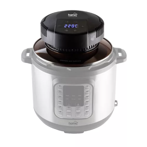Home HG LS 1000 forró levegős sütőfedél, teljesítmény 1000 W, 45 °C – 220 °C-ig állítható hőmérséklet, max. ∅24 cm edényméret