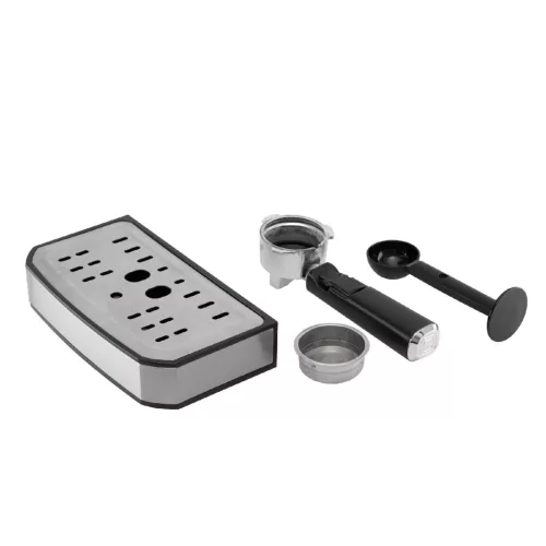 HOME HGPR15 presszókávé főző, 15bar, inox, tejhabosítás, elektronikus vezérlés, automatikus kikapcsolás