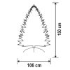 Home KMF 4/150 műfenyő, 150 cm magasság, 106 cm átmérő
