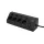 HOME KNVK04KUSBC 4-es elosztó, aljzatonként kapcsolható, max. 3680 W, 2 méter, fekete, 2xUSB-C, 2xUSB-A