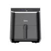 MIDEA MAD55005APKH Air Fryer, forrólevegős fritőz, 4.6 l kosár, 5.7 l üst, 1500 W, 60 p időzítő, 200 °C hőmérséklet, lecsatolható sütőkosár