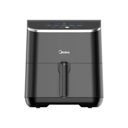 MIDEA MAD55005APKH Air Fryer, forrólevegős fritőz, 4.6 l kosár, 5.7 l üst, 1500 W, 60 p időzítő, 200 °C hőmérséklet, lecsatolható sütőkosár