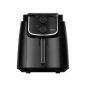 Midea MF-TN35D air fryer, forrólevegős fritőz, 3,5 literes sütőkosár, állítható hőmérséklet 200 °C-ig, 1500 W, fekete
