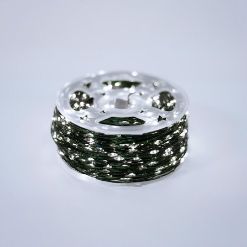 HOME ML1500WH micro LED-es fényfüzér, 150 m, 1500db hidegfehér micro LED, 8 program, időzítés, hálózati adapter, távirányító, kül- és beltéri kivitel