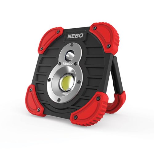 NEBO TANGO NE6665 spotlámpa, 750 lm - 250 lm, USB PowerBank, víz- és ütésálló, forgatható alap, MicroUSB, 3 fokozat, fényerő memória