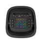 SAL PAR2100BT party hangdoboz, 80W, beépített akkumulátor és LED fénnyel, Bluetooth, AUX és mikrofon bemenetek, 2-utas, 3 hangszóró
