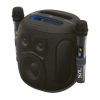 SAL PARCUBE boombox, 100 W, 2db vezeték nélküli mikrofon, 5db hangszóró, LED fényeffekt, IPX5 védelem, Bluetooth