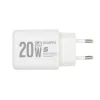 HOME SA20PPS USB hálózati gyorstöltő, 20 Watt, 2in1: USB-A + USB-C aljzat, QC + PD + PPS gyorstöltés, GaN technológia