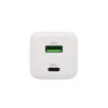 HOME SA65PPS USB hálózati szupergyors töltő, 65Watt, 2in1: USB-A + USB-C aljzat, QC + PD + PPS gyorstöltés, GaN technológia