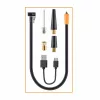 SAL SAAP6 Intelligens, automata pumpa, digitális légkompresszor telefon USB vésztöltővel, LED lámpával, vezeték nélküli, tölthető, ajándék tárolózsákkal