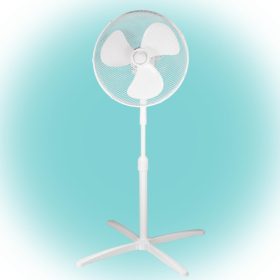   Home SF 40 WH/M álló ventilátor, 40 cm-es lapátátmérő, állítható magasság, 3 fokozat, 40W, fehér
