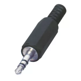  Home SK 4 jack dugó, 3,5mm sztereó lengődugó, műanyag, törésgátló