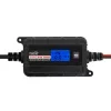 Home SMC20 SMART akkumulátortöltő, 6-12V/2A, LCD kijelző, teljesen automatikus, minden elterjedt akkutípushoz, digitális kijelző, karbantartó töltés, kétféle csatlakozókábel