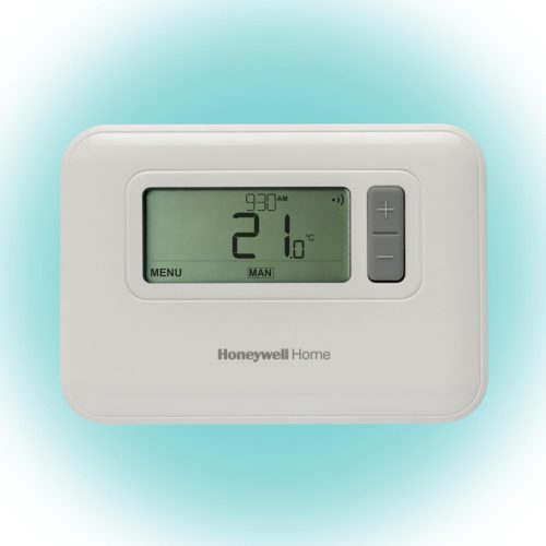 Honeywell Home T3C110AEU programozható szobatermosztát, LCD, időszámítás váltás, 7 napos programozhatóság, extra funkciók, fagyvédelem