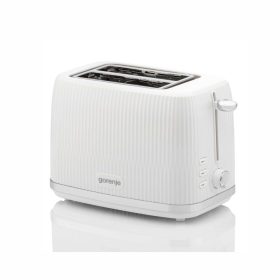   Gorenje T850DPW kenyérpirító, 850 W, 7 fokozat, újramelegítés, kiolvasztás, hőfokszabályozó, megvilágított nyomógombok