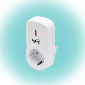   Home TH 1000 távirányítható hálózati aljzat, 40 m hatótávolság, 1 db aljzat, max. 1000 W