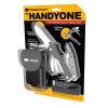 True Utility Handyone, TU181, 18 in 1, 7 cm penge, mágneses bitfej tartó, 9 féle bitfej, rozsdamentes acélváz, eluxált alumínium fogantyú