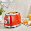 Zilan ZLN7040 retró kenyérpirító, 850 W, 6 fokozat, 2 szeletes, STOP funkció, piros