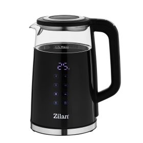   Zilan ZLN7859 vízforraló, max. 2200 W, 1,5 literes, rejtett fűtőszál, digitális kijelző