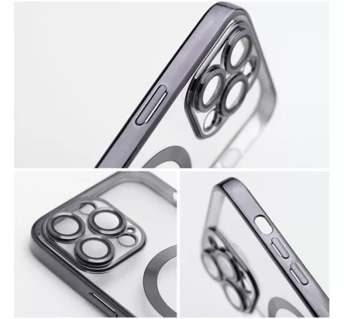 Electro Mag Samsung Galaxy S24 Ultra MagSafe kompatibilis hátlap tok, fekete