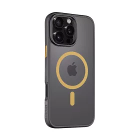   Tactical MagForce Hyperstealth 2.0 Apple iPhone 16 Pro Max MagSafe hátlap tok, fekete/sárga