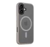 Tactical MagForce Hyperstealth Apple iPhone 16 MagSafe hátlap tok, áttetsző/világosszürke