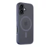 Tactical MagForce Hyperstealth Apple iPhone 16 Deep MagSafe hátlap tok, áttetsző/sötétkék