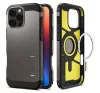 Spigen Tough Armor MagFit Apple iPhone 16 Pro tok, MagSafe, Gunmetal, fekete