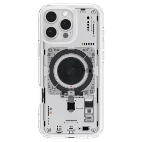   Spigen Ultra Hybrid MagFit Apple iPhone 16 Pro Max tok, MagSafe, Neo One, átlátszó