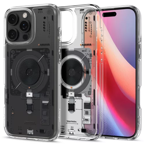 Spigen Ultra Hybrid MagFit Apple iPhone 16 Pro Max tok, MagSafe, Neo One, átlátszó