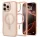 Spigen Ultra Hybrid MagFit Apple iPhone 16 Pro Max tok, MagSafe, Rose Titanium, átlátszó