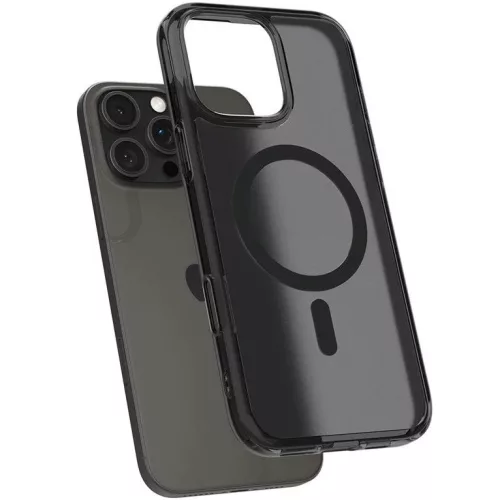 Spigen Ultra Hybrid T MagFit Apple iPhone 16 Pro Max tok, MagSafe, Frost Black, fekete