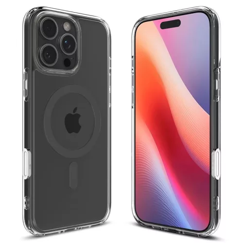 Spigen Ultra Hybrid T MagFit Apple iPhone 16 Pro Max tok, Graphite MagSafe, szürke