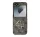 Guess 4G Metal Logo PU Samsung Galaxy Z Flip 6 / Flip 7 FE hátlap tok, barna
